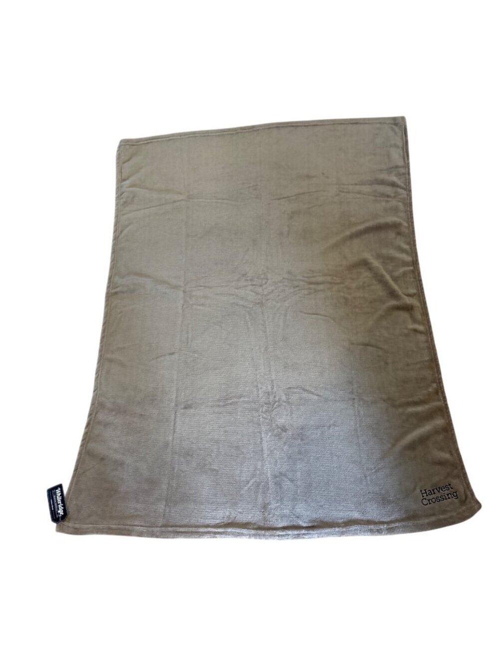 Lakeland Blanket By Whiteridge Tan 50 x 40 Lightweight Harvest Crossing New